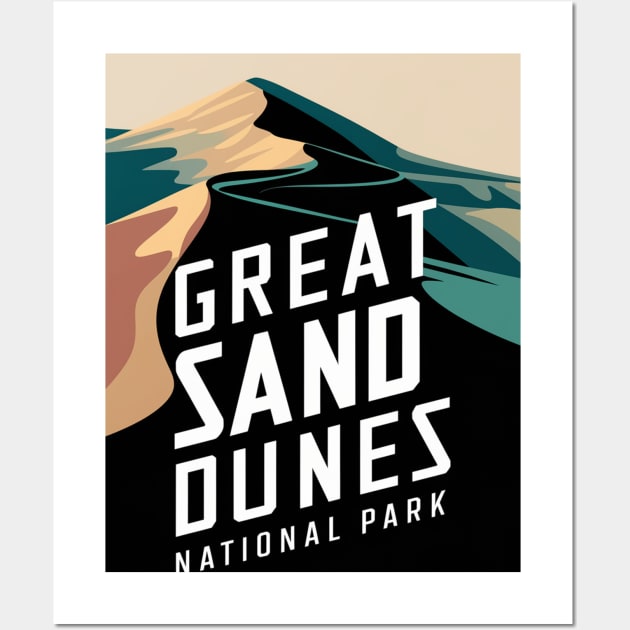 National Park Great Sand Dunes Wall Art by Perspektiva